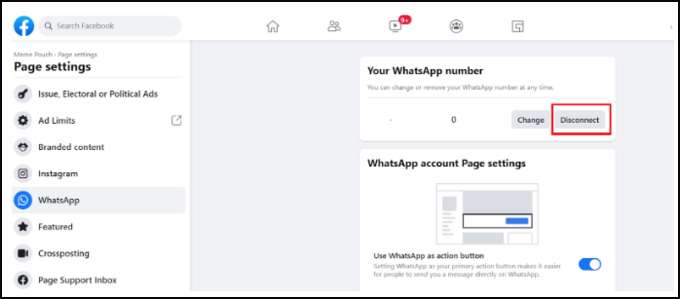 cách liên kết WhatsApp với Facebook và Xóa qua ứng dụng qua facebook