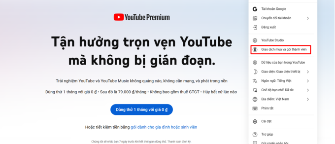 YouTube Music và YouTube Premium có giống nhau không và cách đăng ký gói YouTube Premium