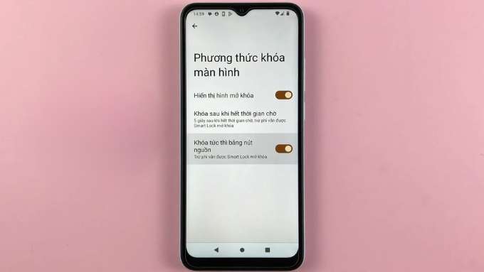Sử dụng phím tắt trên Android và kích hoạt chế độ khóa từ Menu nguồn