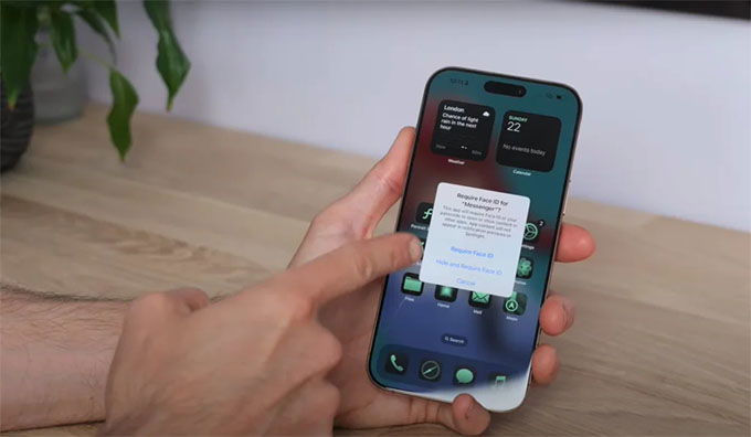 Khóa và ẩn ứng dụng