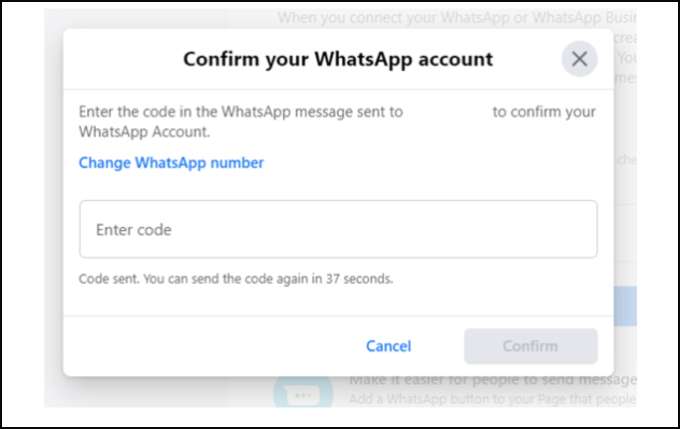 Cách liên kết WhatsApp với Facebook chi tiết bước sáu