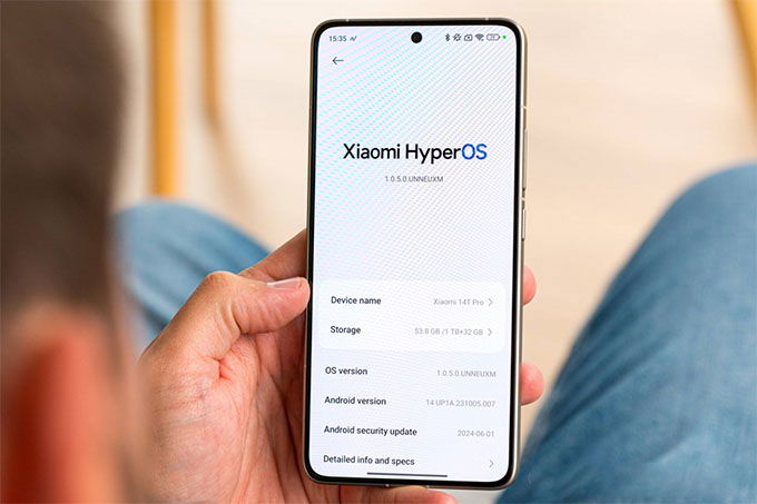 Xiaomi 14T Pro đi kèm MIUI 15, giao diện tùy chỉnh mới nhất của Xiaomi dựa trên Android 14