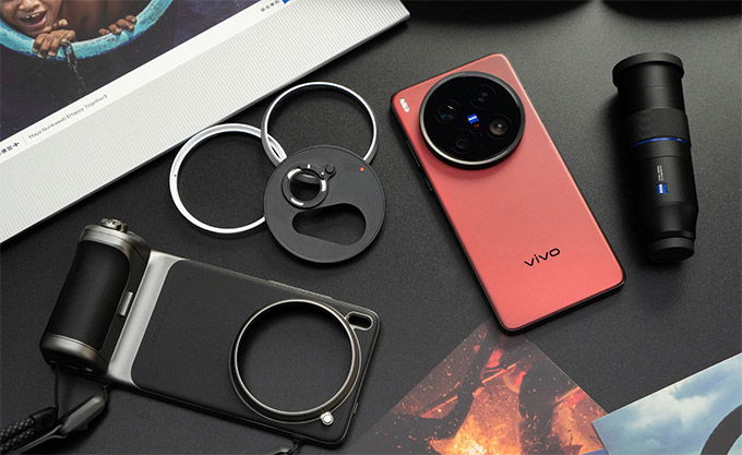 Điểm độc đáo của Vivo X200 Ultra là bộ phụ kiện Photography Kit