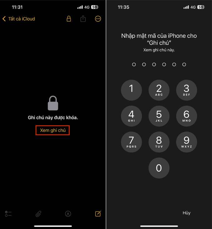 Cách khóa ghi chú trên iPhone và cách mở khi quên mật khẩu