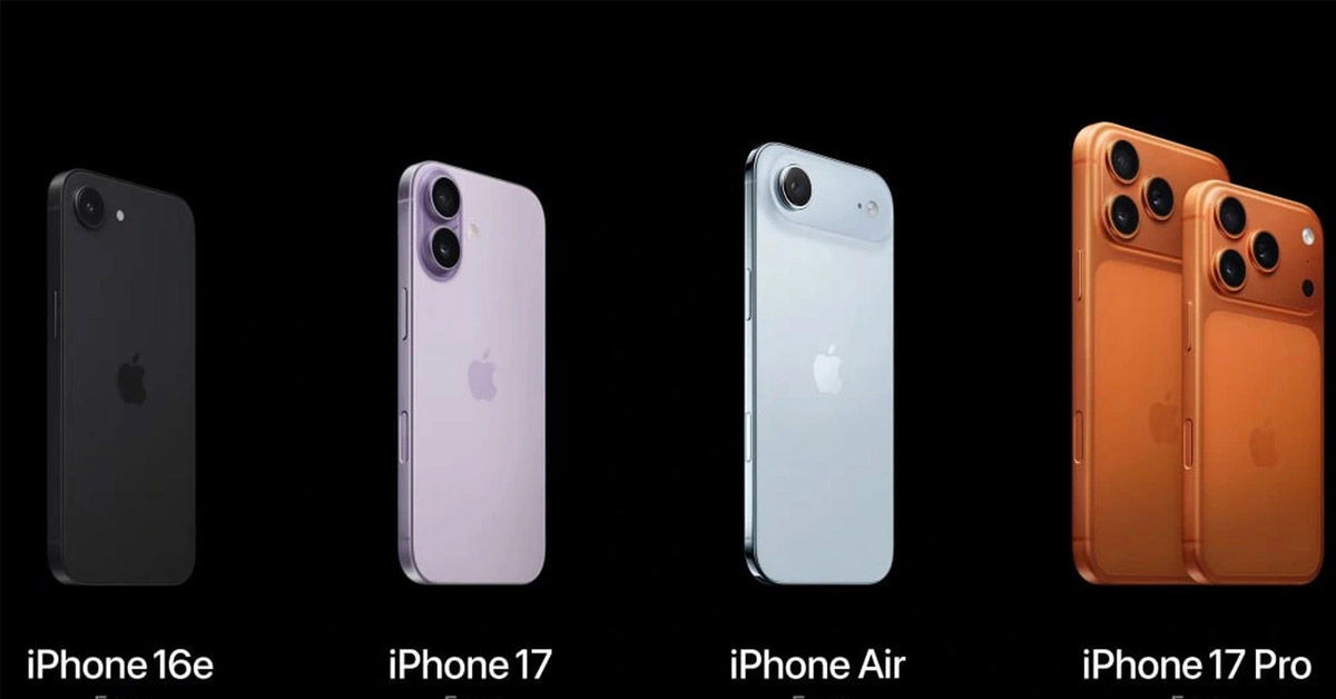 So sánh chi tiết iPhone 17, iPhone Air và iPhone 17 Pro/ Pro Max: Nên mua máy nào?