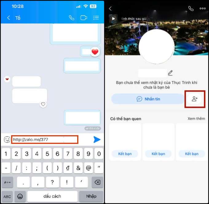 Cách lấy link Zalo cá nhân trực tiếp