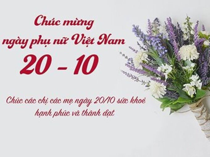 Thiệp chúc mừng ngày 20/10 tặng chị em gái
