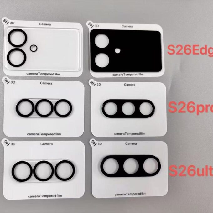 Galaxy S26 Edge sẽ sở hữu một “thanh camera” kéo dài ngang lưng máy