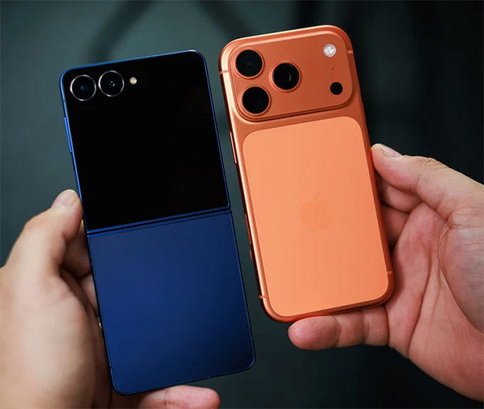 So sánh thiết kế iPhone 17 Pro và 007Win nhà cái Z Flip 7