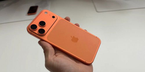 Hình ảnh iPhone 17 Pro Max thực tế nổi bật với thiết kế mới lạ
