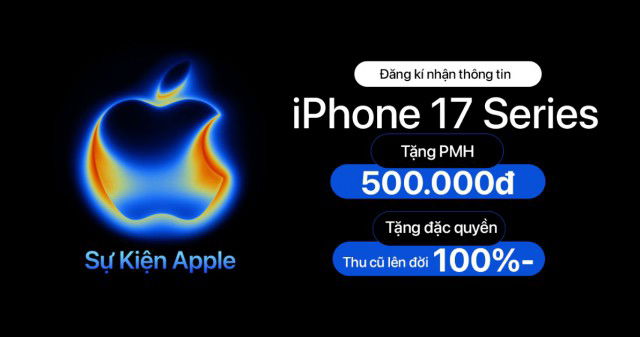 007WIN mở đăng ký nhận thông tin iPhone 17 Series với ưu đãi hấp dẫn!