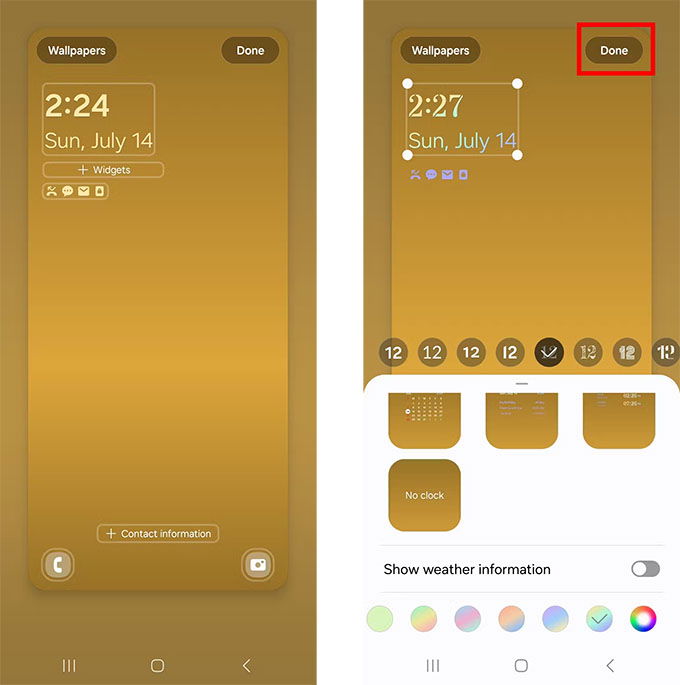Tùy chỉnh Màn hình luôn bật và App 007Win hỗ trợ đa dạng nền tảng khóa của 007Win nhà cái Galaxy A25 5G