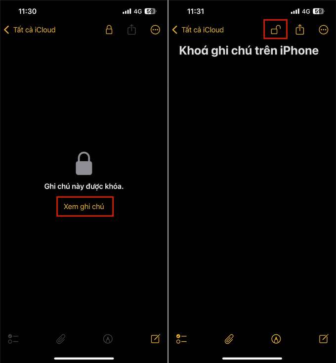 Xem cách khóa ghi chú trên iPhone
