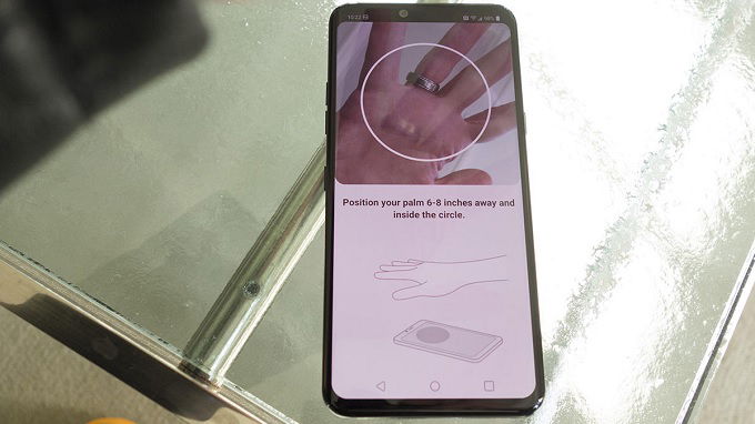 Tính năng ma thuật Palm ID trên LG G8S