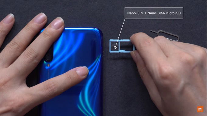 Mi A3 mang khe SIM lai thuận tiện