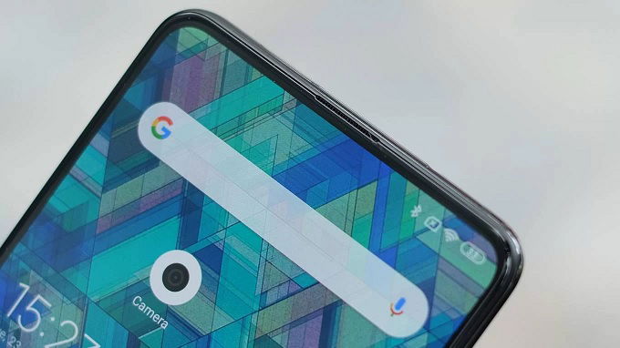 Cạnh trên Mi 9T là loa thoại được giấu gọn gàng