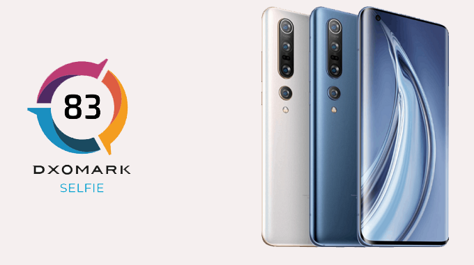  Trên bảng xếp hạng DxOMark Xiaomi Mi 10 Pro chỉ ghi được 83 điểm khi đánh giá camera selfie