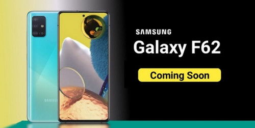 Hình ảnh thực tế bộ khung Galaxy F62 được tiết lộ, xác nhận sẽ đi cùng 4 camera hình vuông ở phía sau