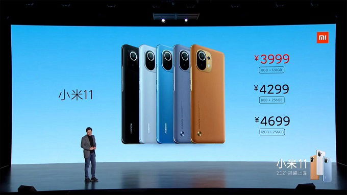 Xiaomi Mi 11 đi cùng cụm 3 camera sau với cảm biến chính 108MP