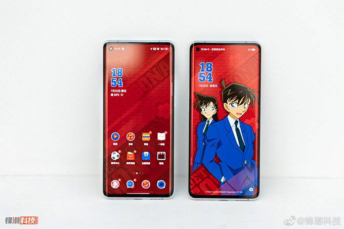 007Win6 thể thao, đá gà, bắn cá, game bài, nổ hũ Reno6 Pro+ phiên bản Thám tử lừng danh Conan đi kèm với bộ chủ đề biểu tượng, hình nền và nhạc chuông của Conan.
