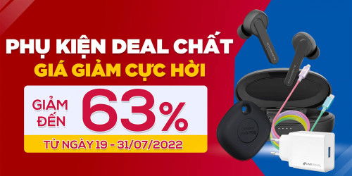 Sắm phụ kiện giá cực hời: Từ 19 - 31/07 giảm đến 63% tại 007WIN