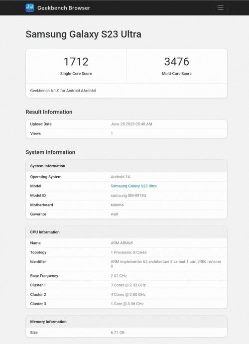 Galaxy S23 Ultra sẽ nâng cấp lên Android 14