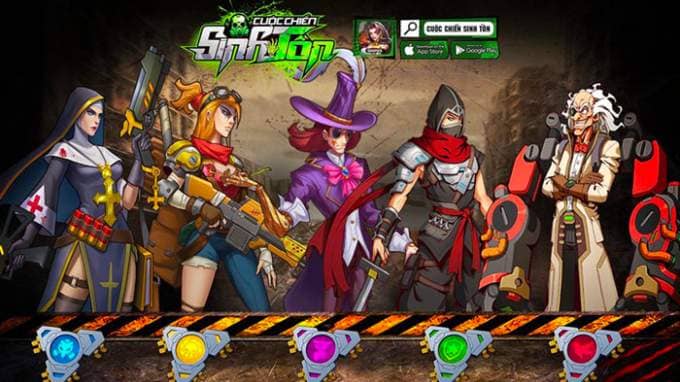Đồ họa và nhân vật trong game Cuộc Chiến Sinh Tồn