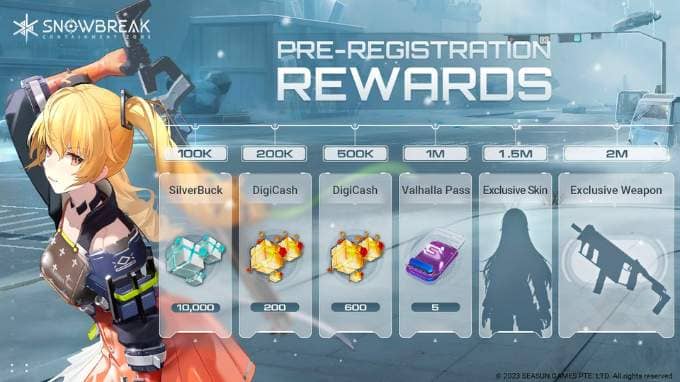 Game Snowbreak: Containment Zone có hệ thống quà tặng hấp dẫn