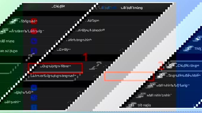 Tắt ứng dụng chạy ngầm bước 1