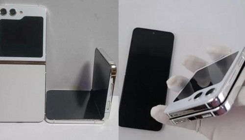 Rò rỉ mô hình Galaxy Z Flip 5 cho thấy bản lề vẫn còn nhiều khe hở khi gập lại