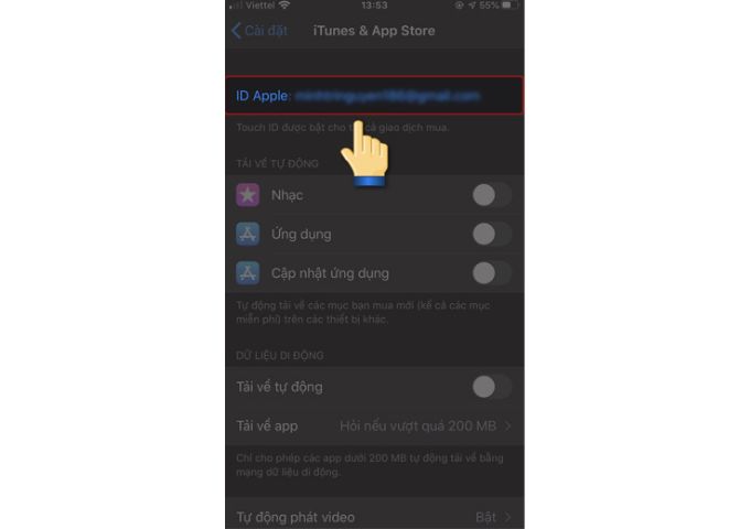 Bước 3 chuyển vùng App Store trong phần Cài đặt