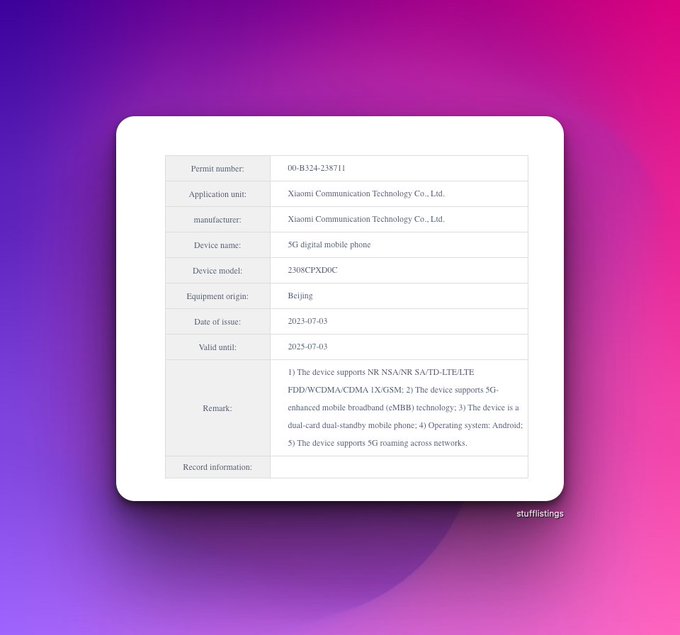 Xiaomi MIX Fold 3 đạt chứng nhận MIIT