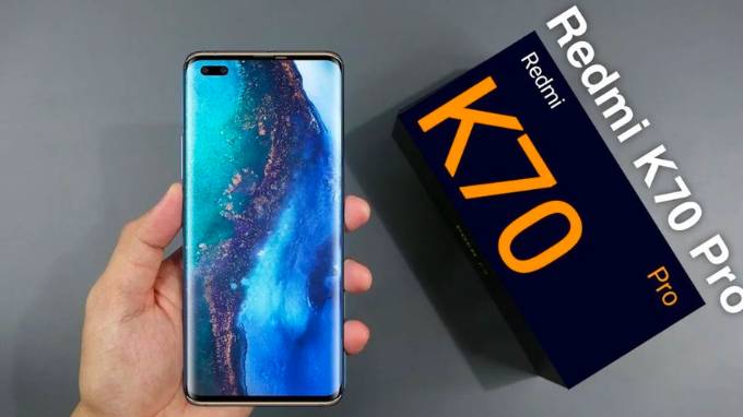 Màn hình tràn viền trên Redmi K70 Pro
