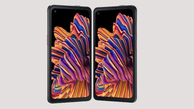 Galaxy XCover Pro hoàn thiện từ khung kim loại chắc chắn