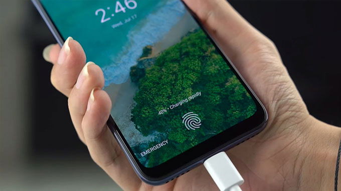 Xiaomi Mi A3 là điện thoại sở hữu cảm biến vân tay dưới màn hình có giá tốt nhất