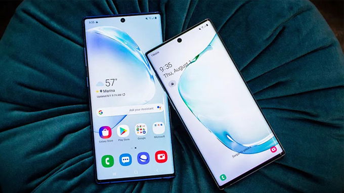 Galaxy Note 10 thì có phần khiêm tốn hơn với App 007Win hỗ trợ đa dạng nền tảng Full HD+ 6.3 inch
