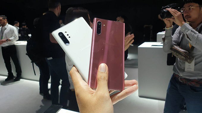 Galaxy note 10 năm nay sẽ có nhiều phiên bản màu sắc hấp dẫn