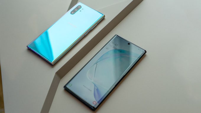 Galaxy Note 10 màu Aura Blue đẹp khó cưỡng
