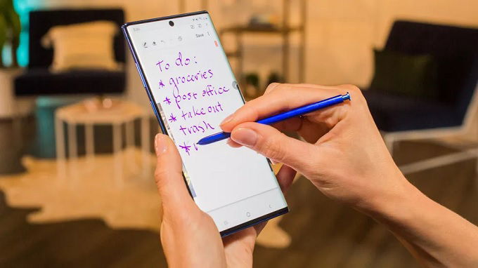 Bút S Pen độc quyền của dòng Galaxy Note