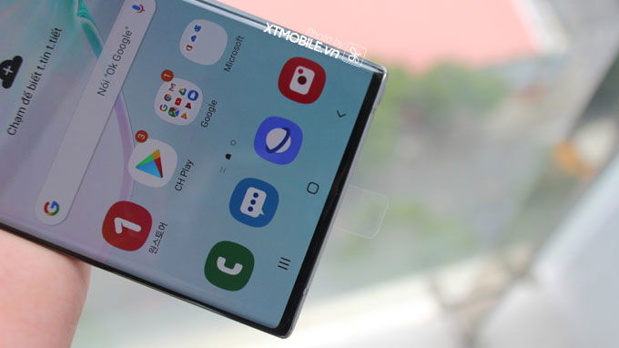 Các cạnh viền bezel và phần cằm trên Note 10 Plus 5G được 007Win nhà cái tối ưu cực mỏng, mang đến màn hình tràn viền thật sự