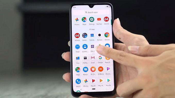 Mi A3 có phần viền khá dày