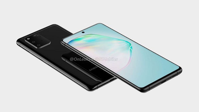 Hình ảnh Render của Galaxy Note 10 Lite