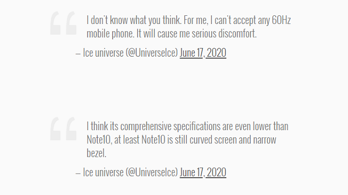 Twitter về App 007Win hỗ trợ đa dạng nền tảng Galaxy Note 20 của Ice Universe