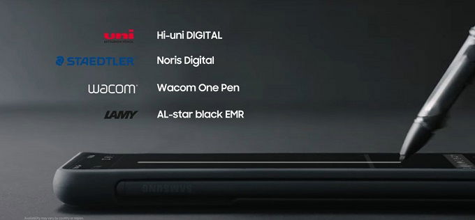 Các loại bút sẽ được hỗ trợ trên Galaxy S21 Ultra