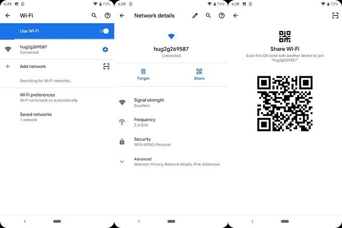 Chia sẻ mật khẩu wifi