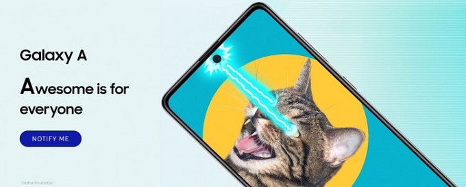 Poster của 2 dòng máy Galaxy A mới