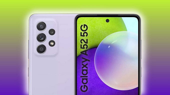 ảnh render của Galaxy A52 5G