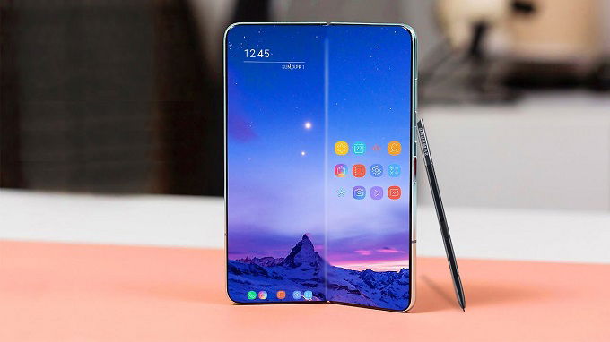 concept galaxy fold 2 với S pen