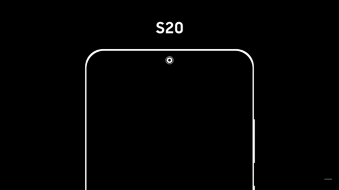 Màn hình đục lỗ trên Galaxy S20