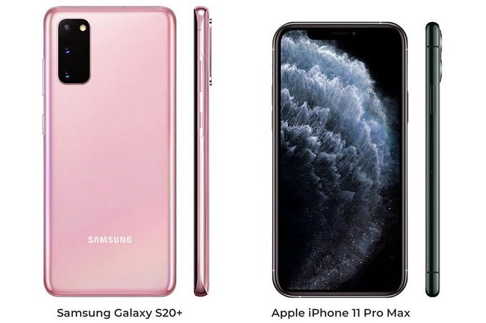 Galaxy S20 so với iPhone 11